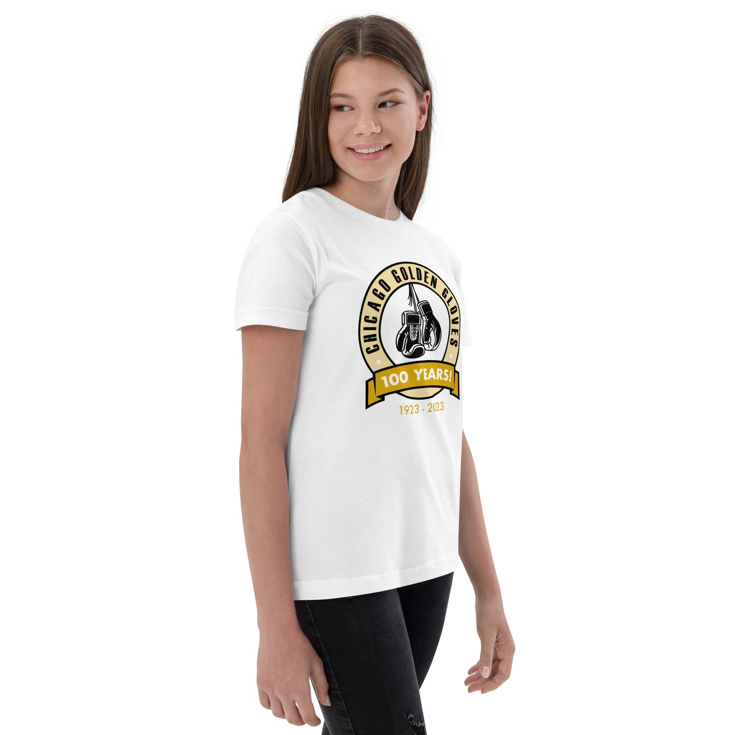 Unisex Chicago Golden Gloves Boxing 100th Anniversary Youth T-Shirt